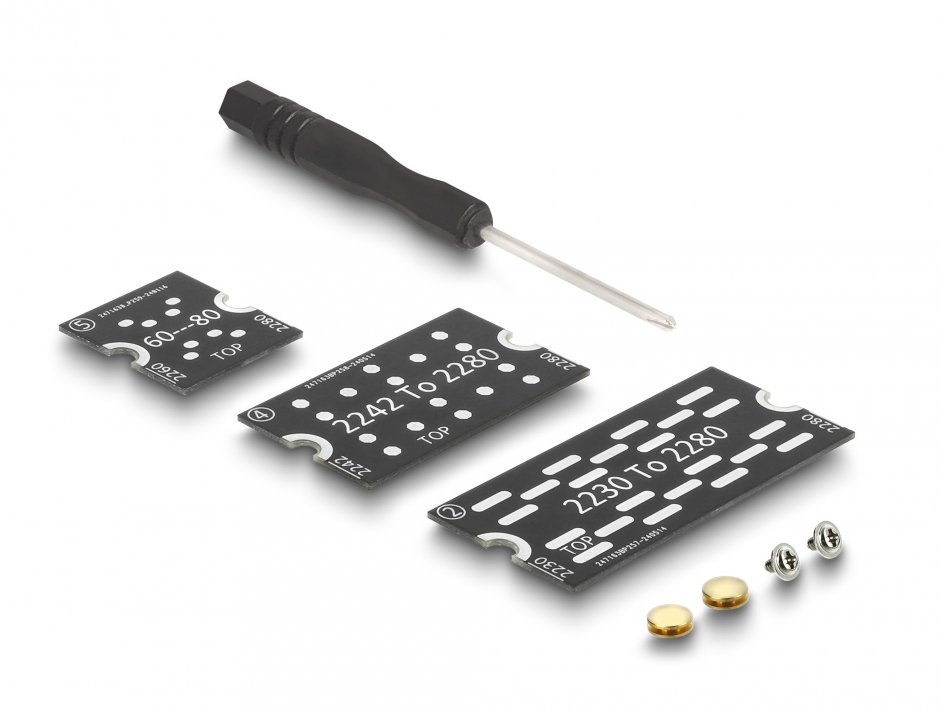 Imagine PCI Express 3.0 x4 la M.2 Key M cu fan + cablu 10cm, Delock 64357