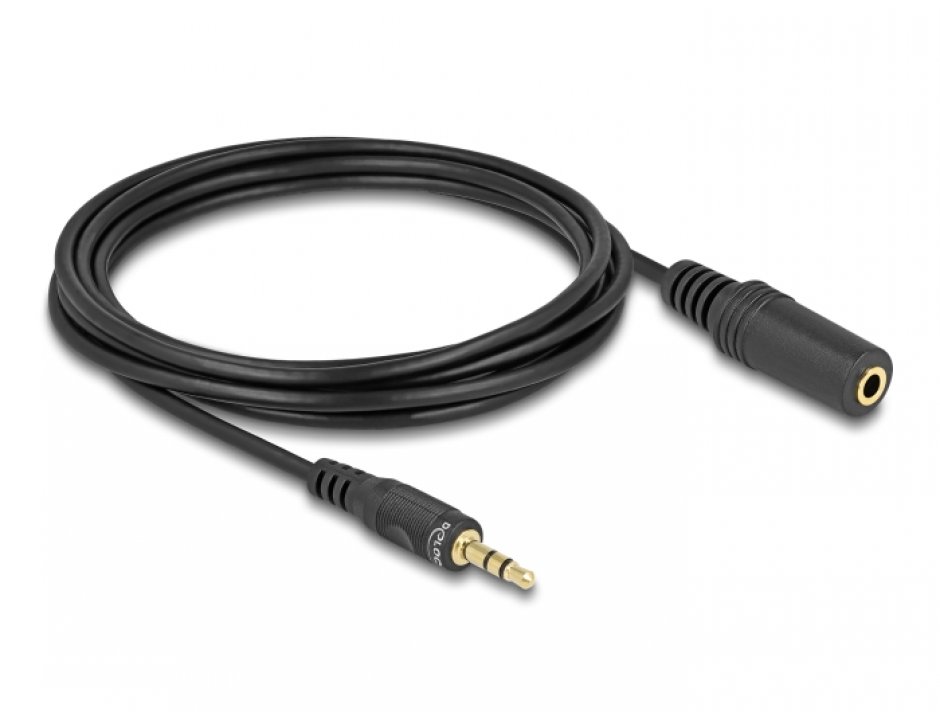 Imagine Cablu prelungitor audio jack 3.5mm T-M 3m, Delock 84002