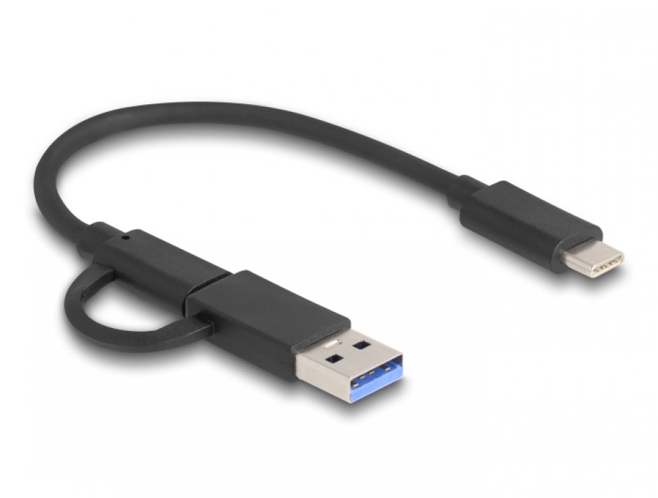 Imagine Cititor de carduri USB type C la SD/CFexpress type A, Delock 91013