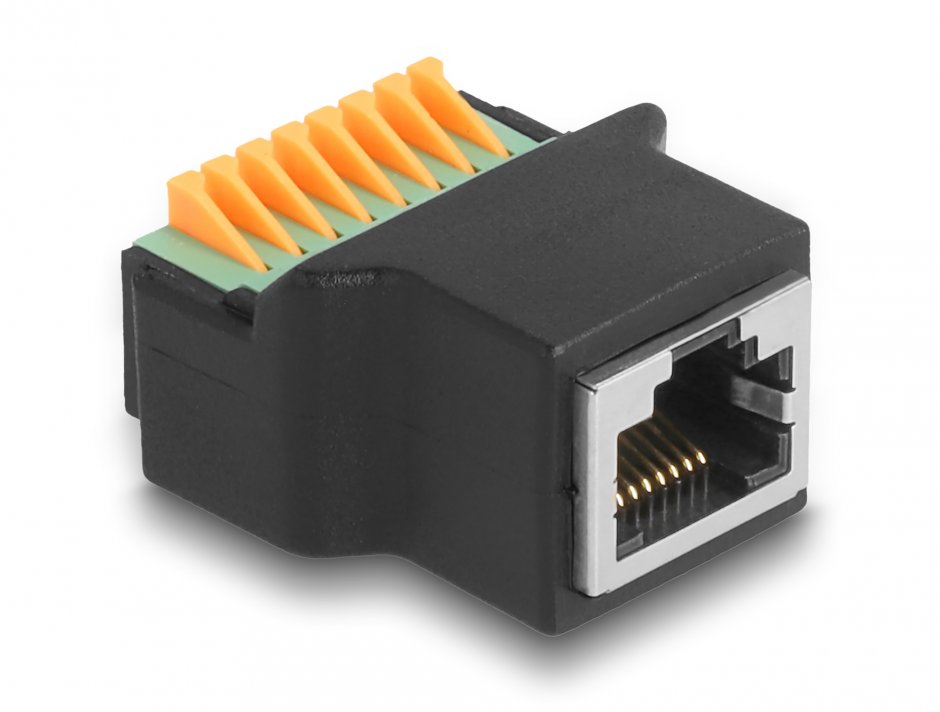 Imagine Bloc terminal la RJ45 mama, Delock 66948