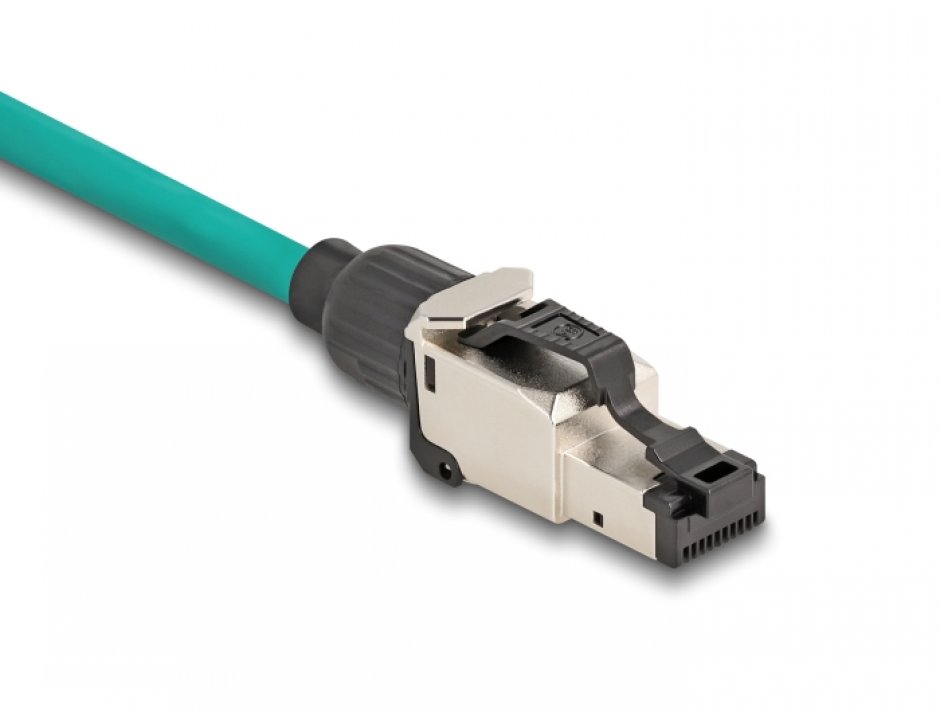 Imagine Conector de ansamblat RJ45 cat 6A ecranat, Delock 86016