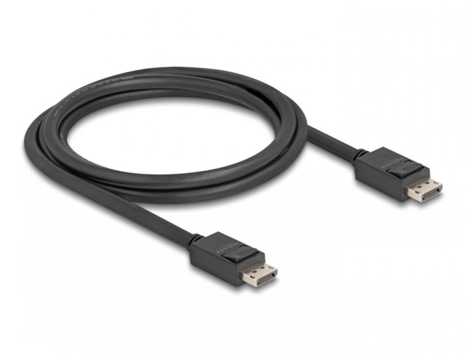 Imagine Cablu Displayport 16K60Hz/8K120Hz/4K240Hz 80Gbps 1.8m, Delock 81175