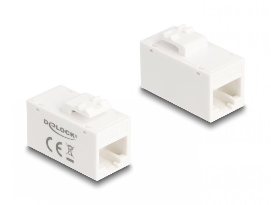 Imagine Keystone RJ45 Cat.6A UTP Alb, Delock 90639