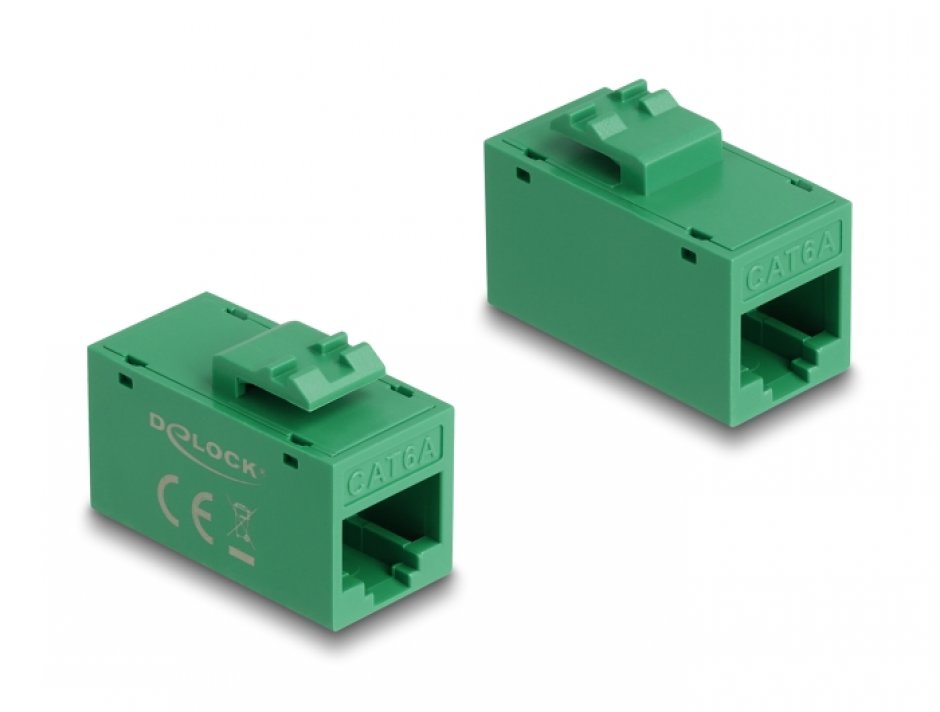 Imagine Keystone RJ45 Cat.6A UTP Verde, Delock 90640