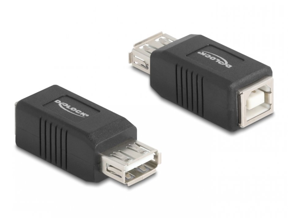 Imagine Adaptor USB-B 2.0 la USB-A M-M, Delock 67203