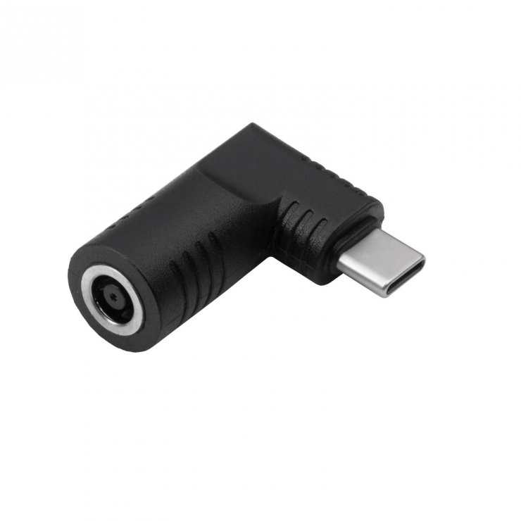Imagine Adaptor USB type C la DC 6.0 x 4.4 mm + pin 65W T-M, Akyga AK-ND-D16