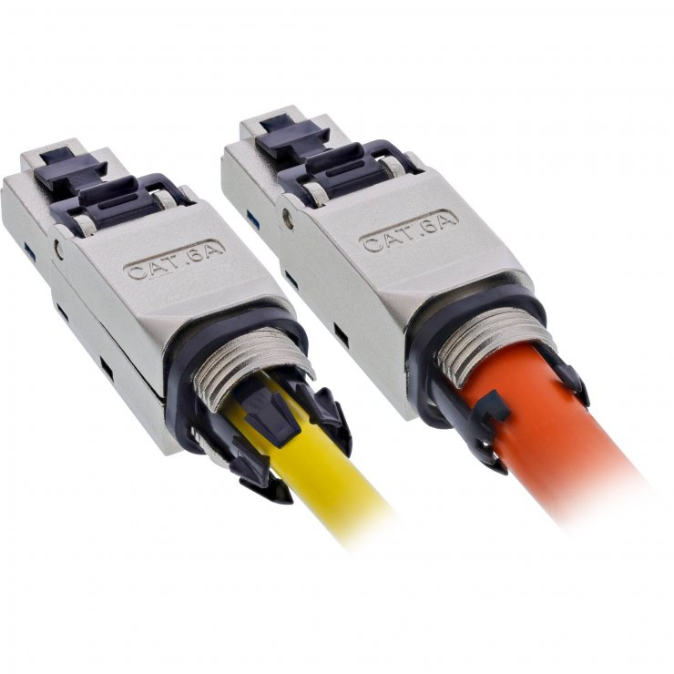 Imagine Conector de retea RJ45 Cat.6A ecranat, InLine IL76204D