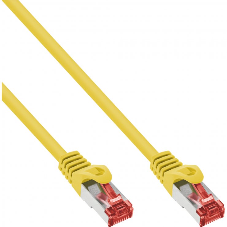 Imagine Cablu de retea RJ45 S/FTP PiMF LSOH Cat.6 15m Galben, InLine IL76915Y