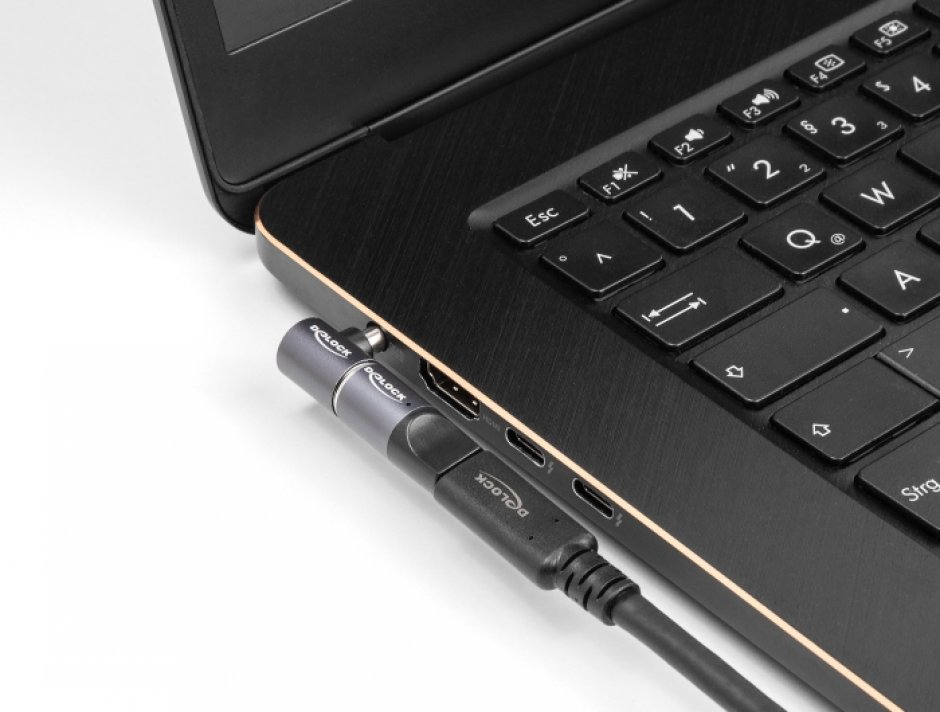 Imagine Adaptor de incarcare laptop Acer 5.5x1.7mm la conector magnetic 60W, Delock 80789