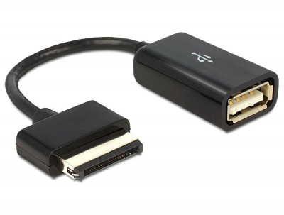 Imagine Cablu ASUS Eee Pad 40 pini la USB-A T-M OTG 12 cm, Delock 83450