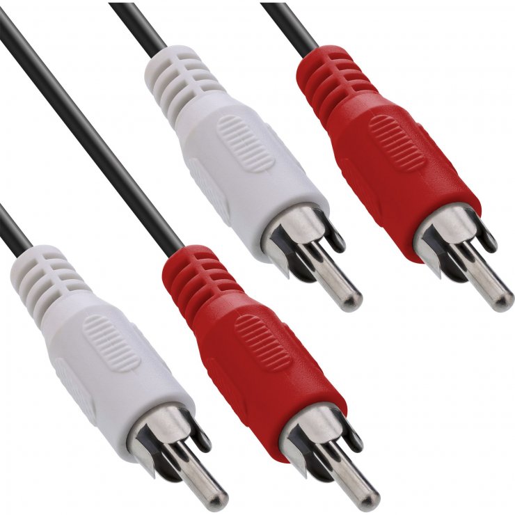 Imagine Cablu audio 2 x RCA la 2 x RCA T-T 15m, InLine IL89931A
