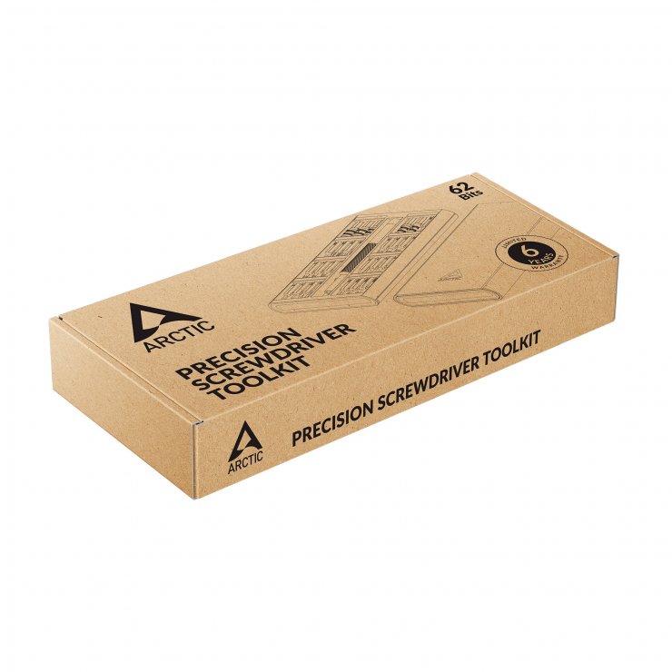 Imagine Surubelnita precizie + biti 63 piese, Arctic AETLS00001A