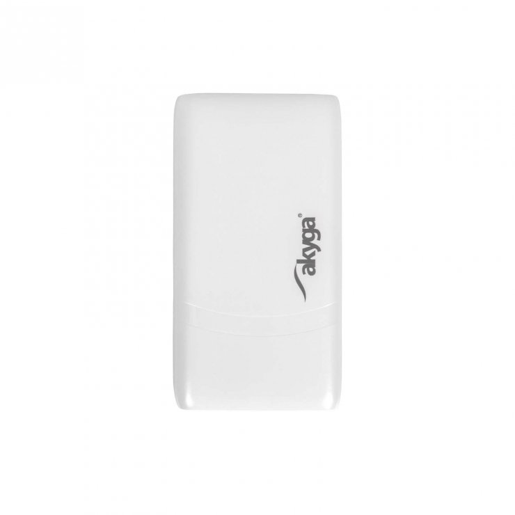 Imagine Incarcator priza flat 2 x USB type C PD GaN 65W, Akyga AK-CH-32