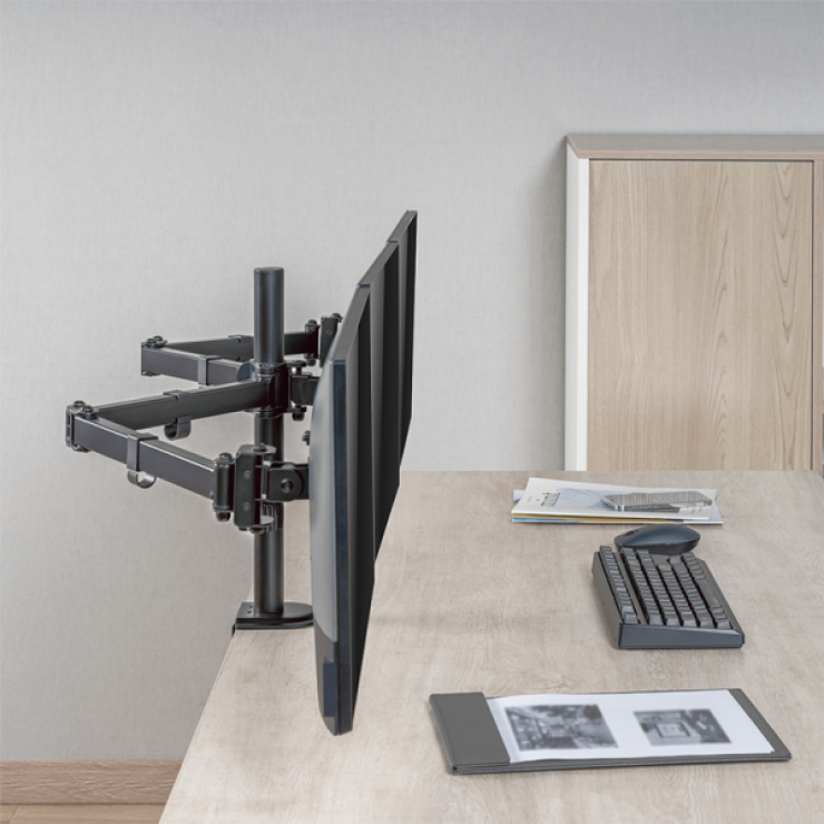 Imagine Suport 3 x monitor 17-27" pentru masa, Logilink BP0173