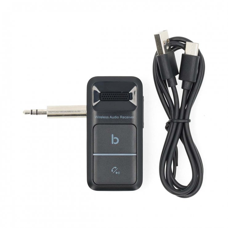 Imagine Receiver audio 3.5mm Bluetooth 5.0, Nedis BTRC3024BK