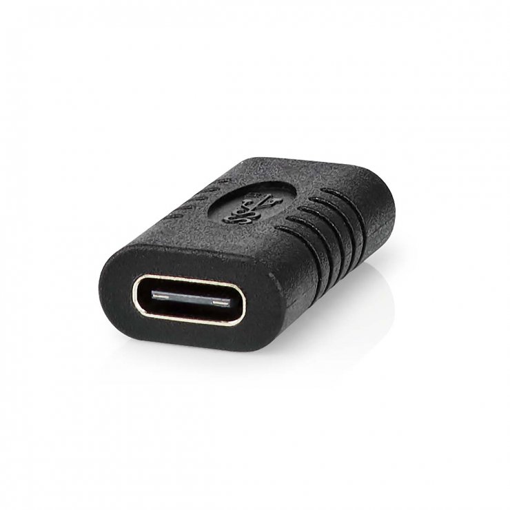 Imagine Adaptor USB 3.2 type C 4K60Hz/10Gbps M-M, Nedis CCGP64900BK