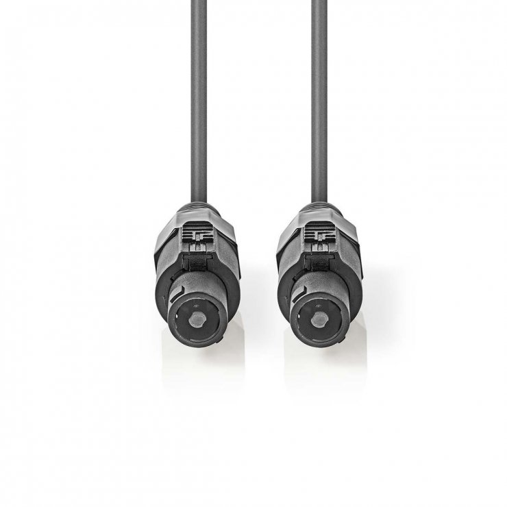 Imagine Cablu audio difuzor 2 pini 5m Gri, Nedis COTH16000GY50