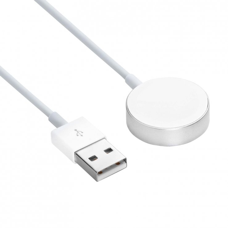 Imagine Cablu de incarcare Apple Watch Ultra 2 / Series 9/8/7/6/5/4/3/2/1 1m, Akyga AK-SW-44