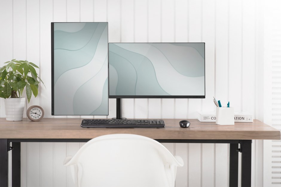 Imagine Suport masa pentru 2 monitoare 15-32", Digitus DA-90400