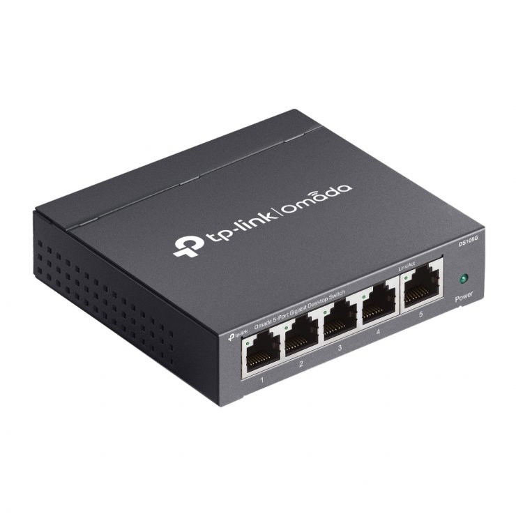 Imagine Switch 5 porturi Gigabit Unmanaged Omada, TP-LINK DS105G