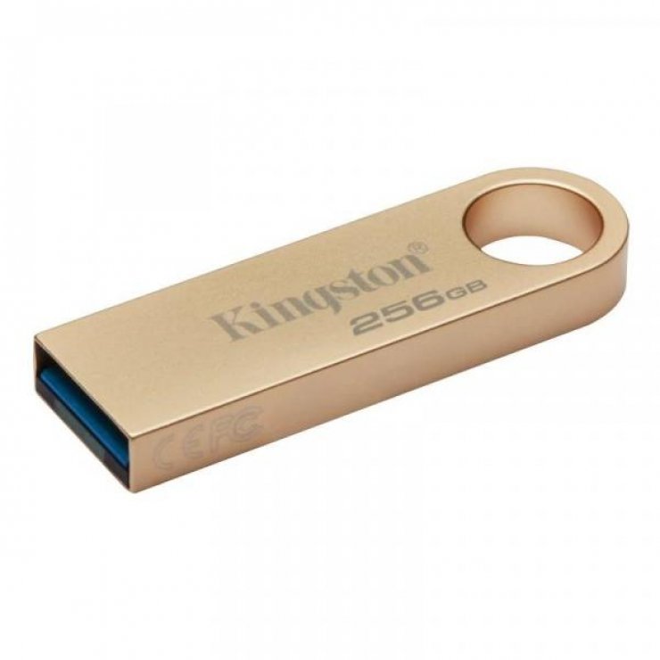Imagine Stick USB 3.2 DataTraveler SE9 G3 256Gb Metalic Auriu, Kingston DTSE9G3/256GB