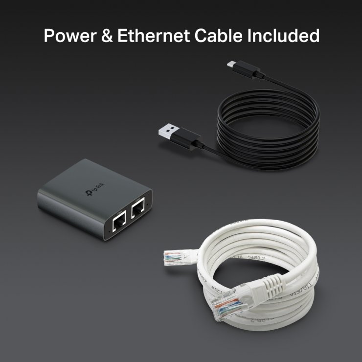 Imagine Splitter 2 porturi Gigabit, TP-LINK EH210