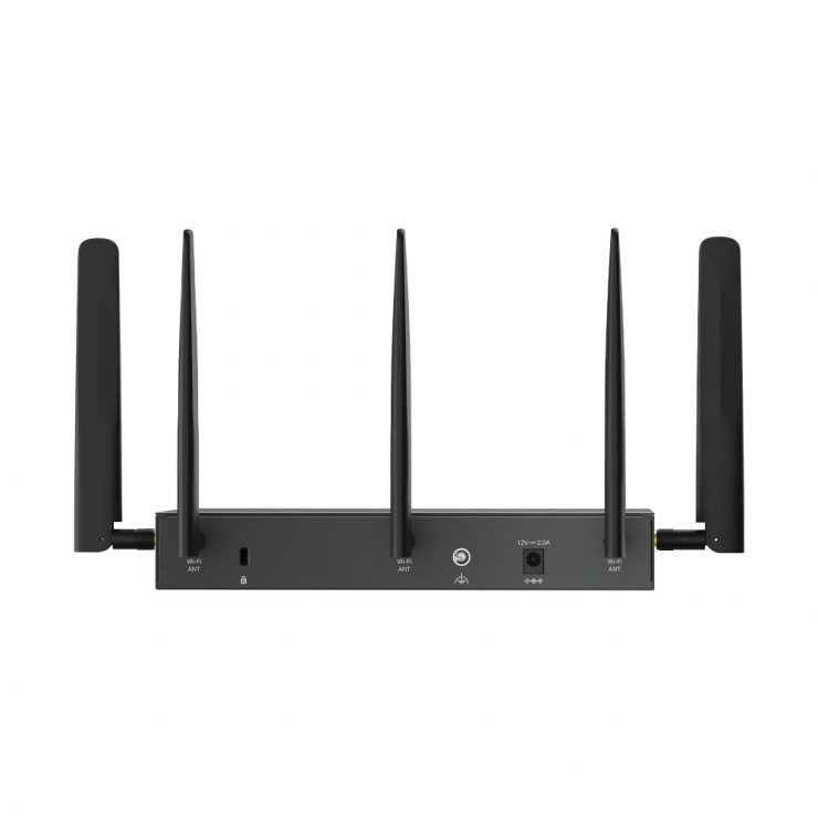 Imagine Router VPN Dual-Band Wi-Fi 6 AX3000 4G+5 antene, TP-LINK ER706W-4G