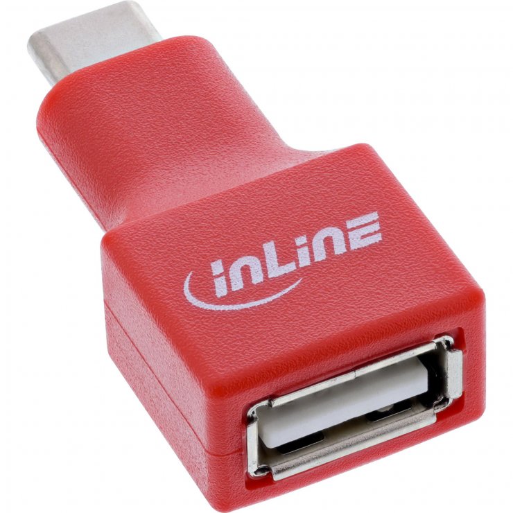 Imagine Adaptor USB type C la USB-A T-M data blocker 5V/1.5A, InLine IL31651
