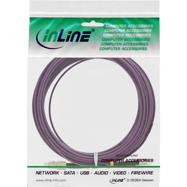 Imagine Cablu fibra optica Duplex Multimode SC-ST LSOH OM4 15m, InLine IL82515P