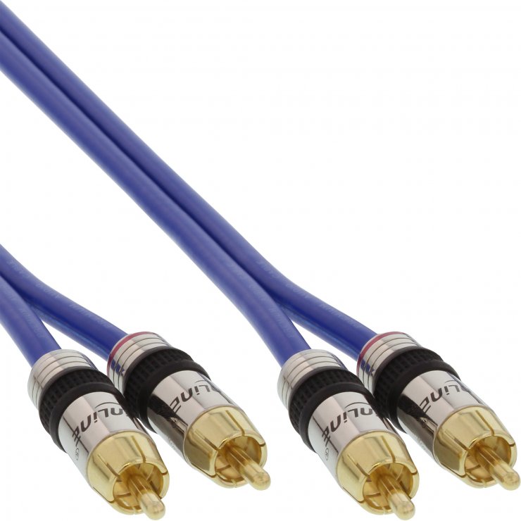 Imagine Cablu audio Premium 2 x RCA - 2 x RCA 10m, InLine IL89710P