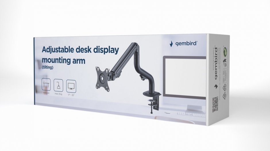 Imagine Suport monitor 17-32" montare masa max. 8 kg, Gembird MA-DA1-02