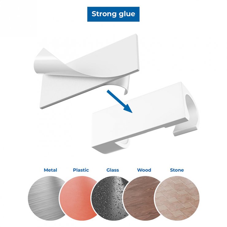 Imagine Set 20 buc clips cabluri Alb, MK5535