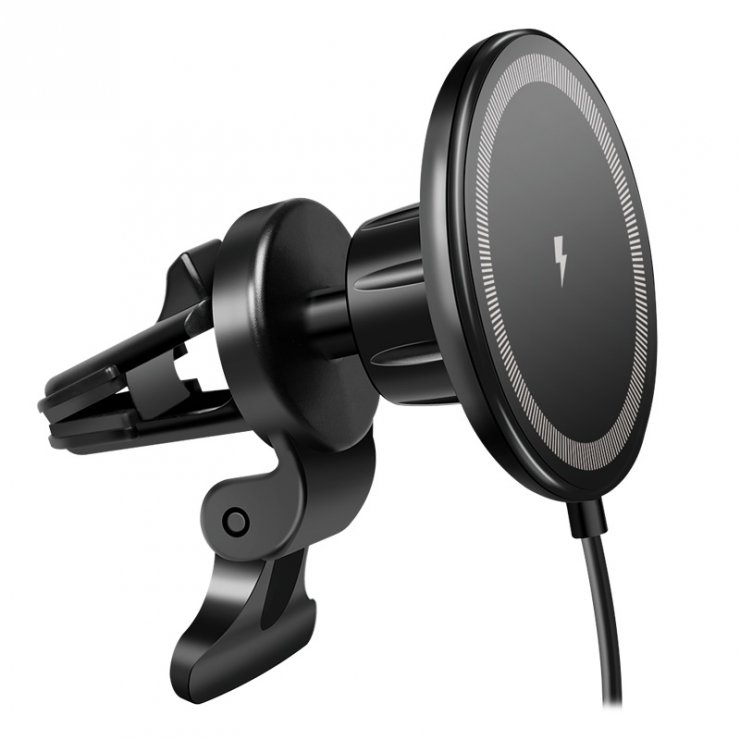 Imagine Suport/incarcator magnetic pentru smartphone montare grila, Logilink PA0333