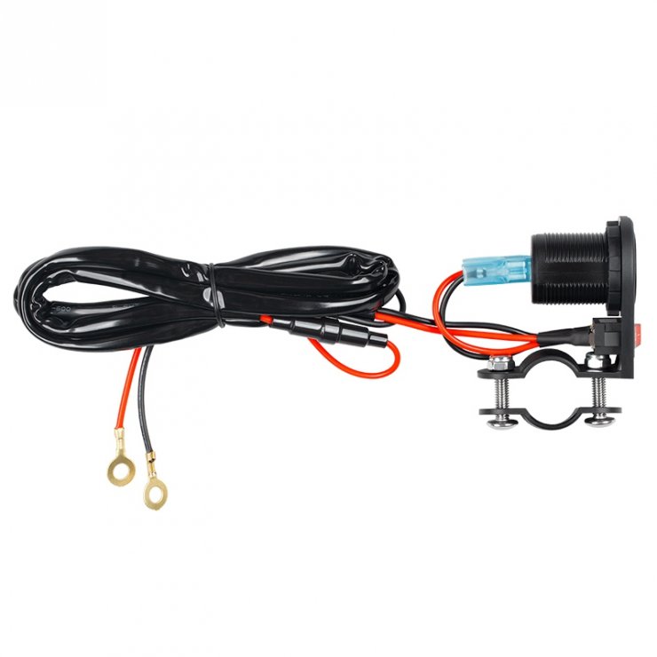 Imagine Mufa alimentare 2 x USB-A 3.1A pentru motocicleta, PY-CHR0008