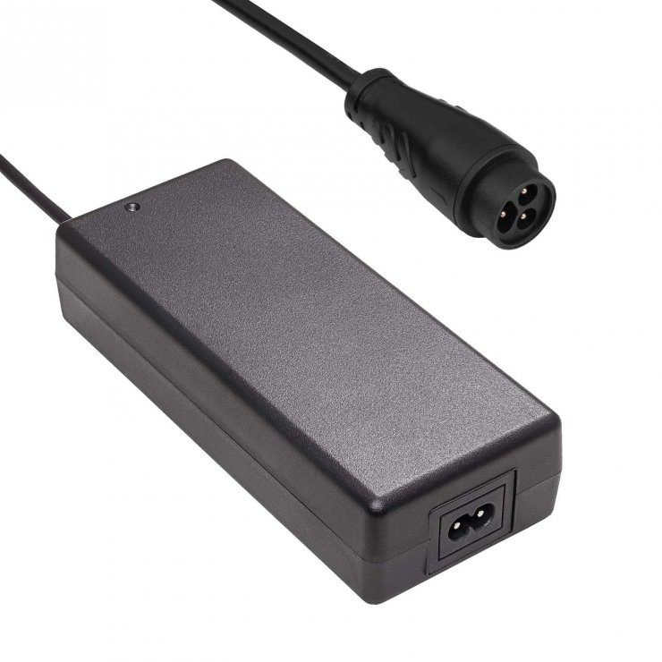 Imagine Incarcator trotineta electrica 54.6V/2A 109W LP16 tata 1.2m, Akyga AK-EV-20