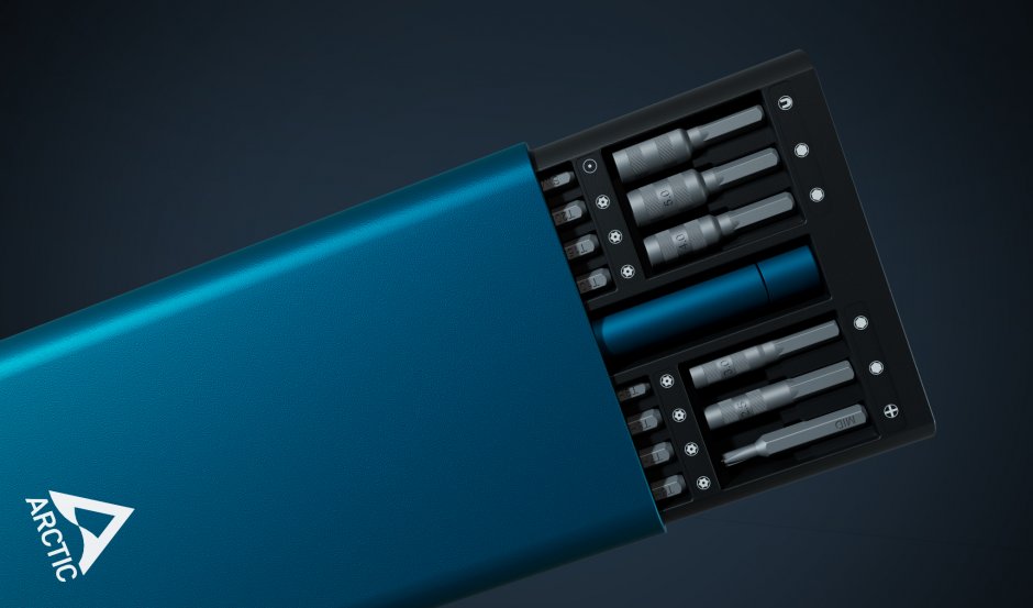 Imagine Surubelnita precizie + biti 63 piese, Arctic AETLS00001A