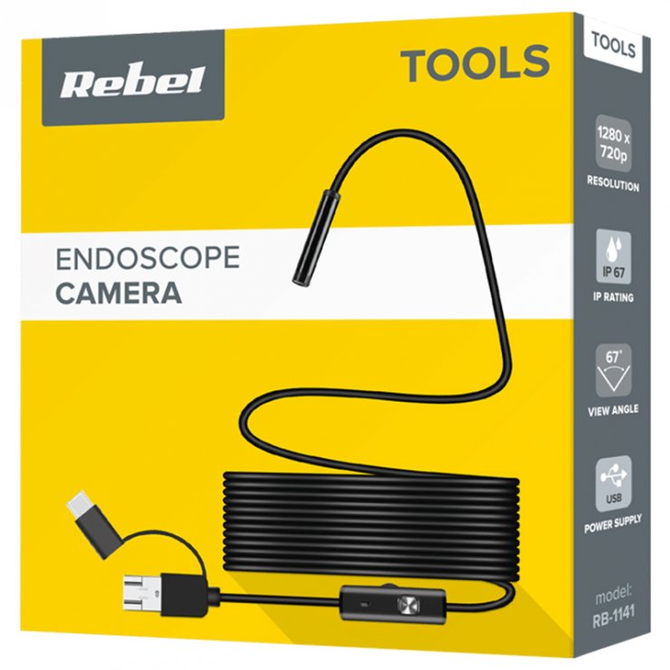 Imagine Camera video pentru inspectie endoscop pe USB, RB-1141