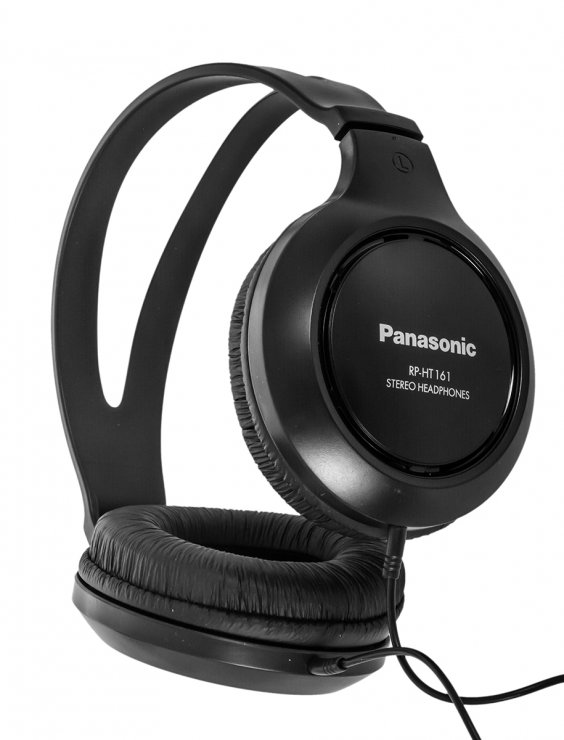 Imagine Casti externe jack 3.5mm Negre, Panasonic RP-HT161E-K