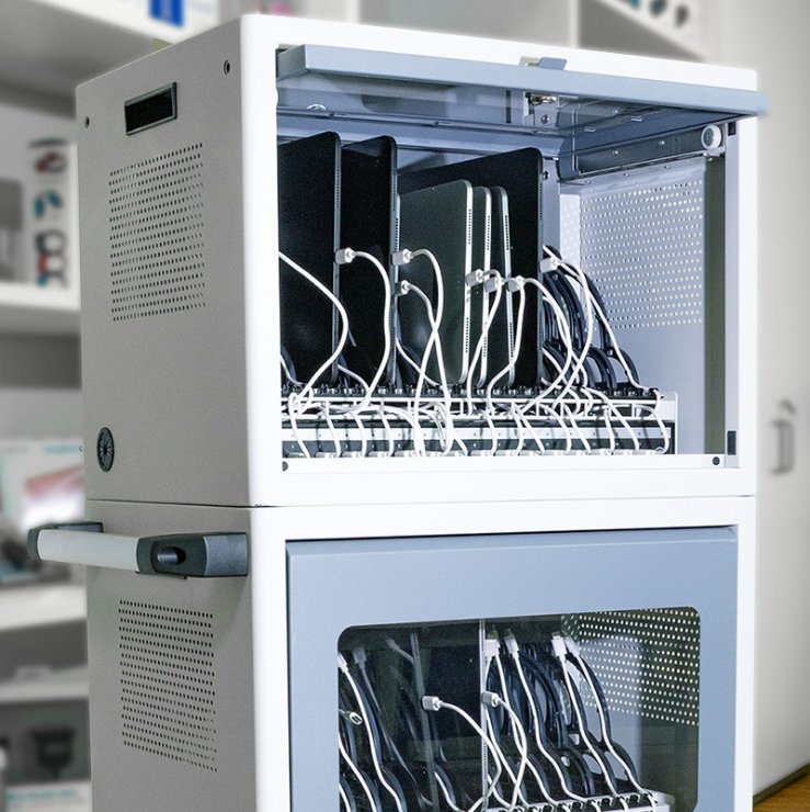 Imagine Statie de incarcare 15 x USB type C PD3.0, Logilink SCS0104