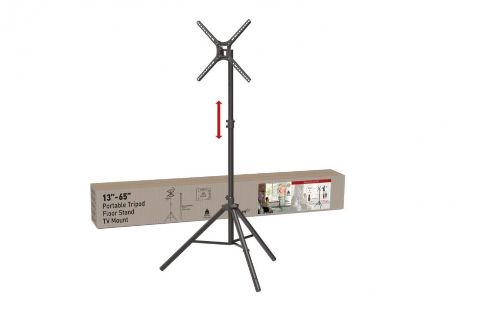 Imagine Suport tripod portabil de podea pentru TV 13" - 65" max. 110kg, Barkan TP310