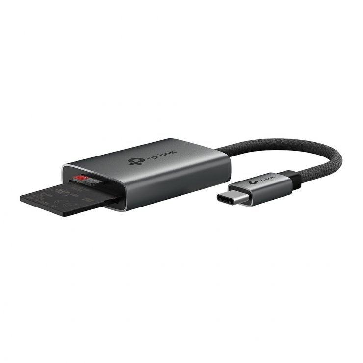Imagine Cititor de carduri USB 3.0 type C la UHS II - SD/microSD 4.0, TP-LINK UA440C