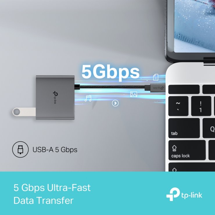 Imagine Docking station USB type C la HDMI 4K60Hz/ 1 x USB-A + PD 100W, TP-LINK UH3020C