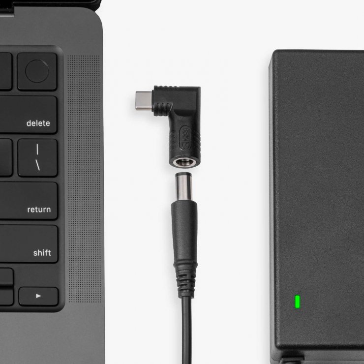 Imagine Adaptor USB type C la DC 6.0 x 4.4 mm + pin 65W T-M, Akyga AK-ND-D16