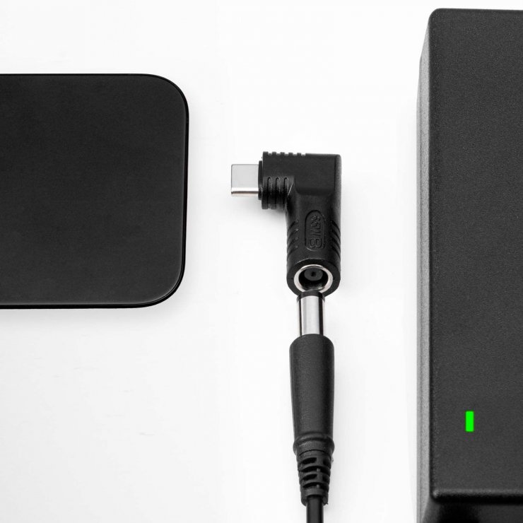 Imagine Adaptor USB type C la DC 4.0 x 1.7mm 65W T-M, Akyga AK-ND-D11