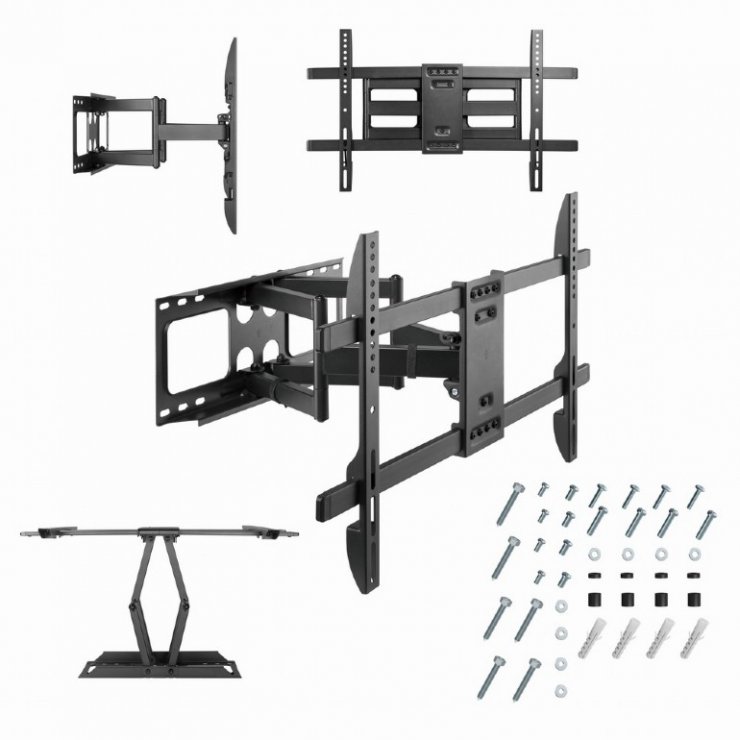 Imagine Suport TV 37" - 80" max. 60kg cu montare perete, Gembird WM-80ST-02