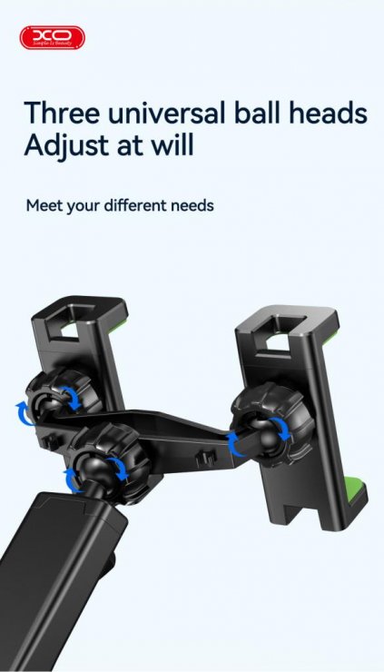 Imagine Suport auto cu ventuza pentru 2 x smartphone, XO C117