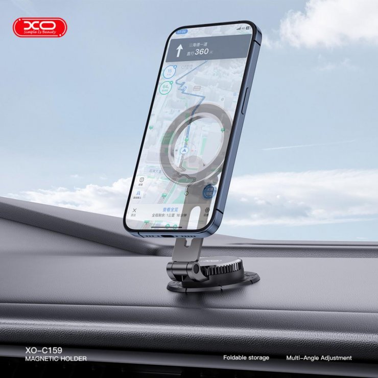 Imagine Suport pentru smartphone cu magnet si baza cu adeziv, XO C159