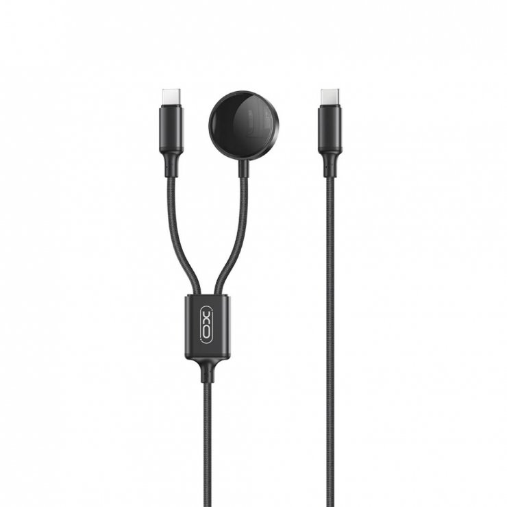 Imagine Cablu incarcare USB type C la USB type C + pad Apple Watch, XO CX030