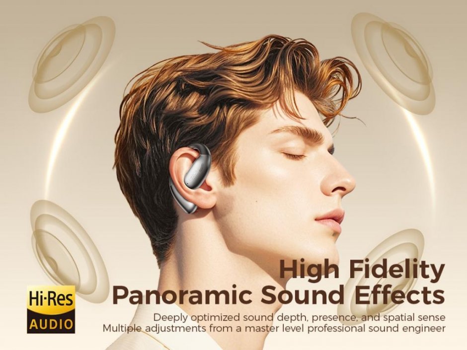 Imagine Casti wireless HF TWS Smart Ai translation Negru, XO G36