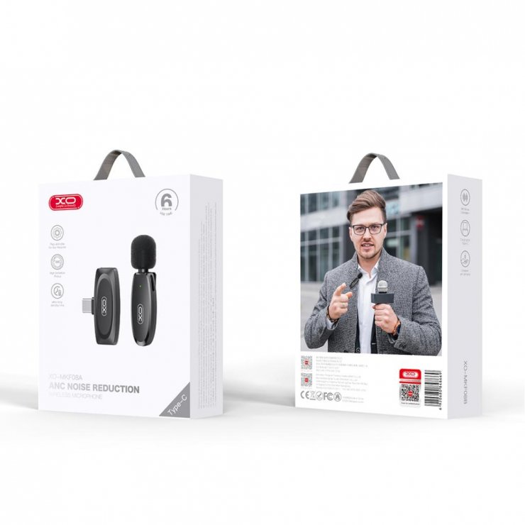 Imagine Microfon wireless USB type C AI Noise-reduction, XO MKF08A